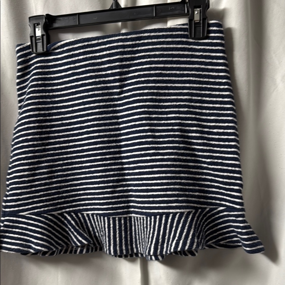 Striped Black and White Women's Skirt